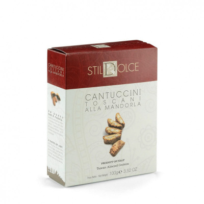 Cantuccini Toscani-Mandeln 100Gramm-Box rot