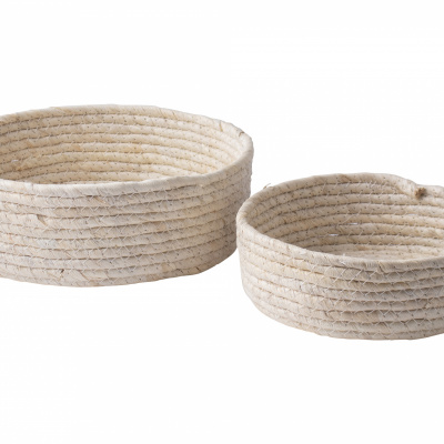 Mandjes maisblad - set 2 stuks