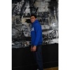 Afbeelding van Hoodie - Donar Geborduurd - Blauw/Wit