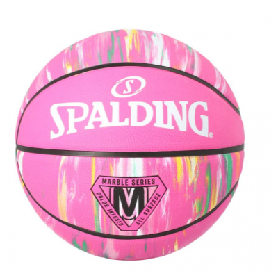 Foto van Basketbal - Spalding Marble Color Infused - Pink