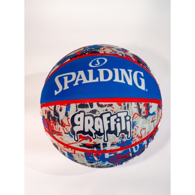Basketbal - Graffiti - Blauw/Wit