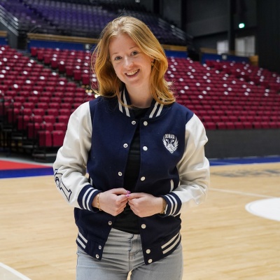 Foto van College jack - Navy - Donar