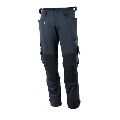 Broek, Dyneema kniezakken, stretch | 17079-311 | 010-donkermarine Broek, Dyneema kniezakken, stretch | 17079-311 | 010-donkermarine