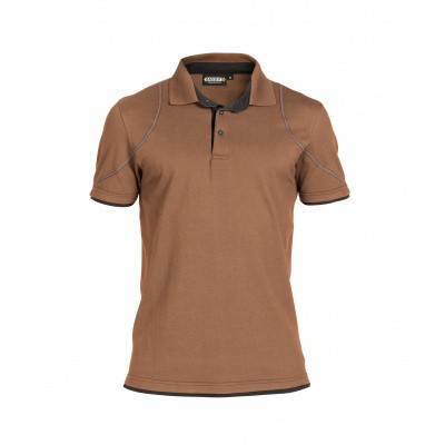 Dassy polo ORBITAL | 710011 | leembruin/antracietgrijs Dassy polo ORBITAL | 710011 | leembruin/antracietgrijs