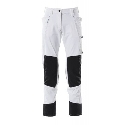 Broek, kniezakken, dames, pearl fit | 18388-311 | 06-wit Broek, kniezakken, dames, pearl fit | 18388-311 | 06-wit
