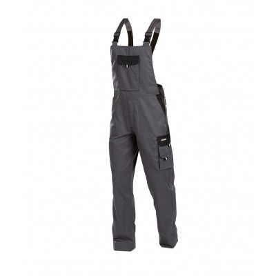 Dassy bretelbroek CALAIS | 400138 | cementgrijs/zwart Dassy bretelbroek CALAIS | 400138 | cementgrijs/zwart