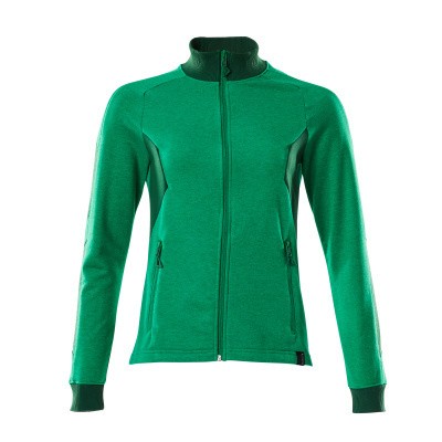 Mascot 18494-962 Sweatshirt met rits gras groen/groen Mascot 18494-962 Sweatshirt met rits gras groen/groen