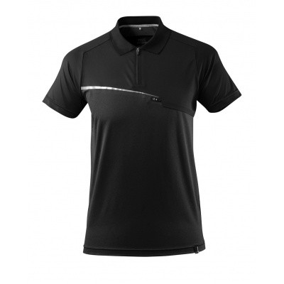 Polo met borstzak, vochtafdrijvend | 17283-945 | 09-zwart Polo met borstzak, vochtafdrijvend | 17283-945 | 09-zwart