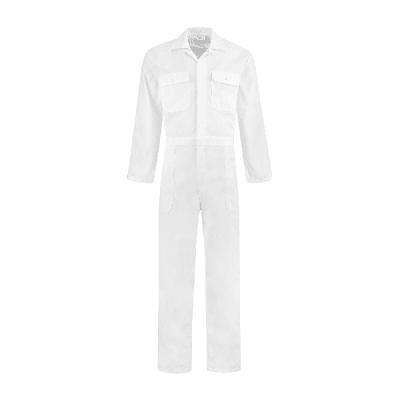 Bestex kinderoverall polyester/katoen| KOV6535 | 06-wit Bestex kinderoverall polyester/katoen| KOV6535 | 06-wit
