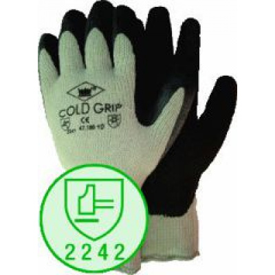 M-safe Coldgrip grijs/zwart maat 9, per paar te bestellen M-safe Coldgrip grijs/zwart maat 9, per paar te bestellen