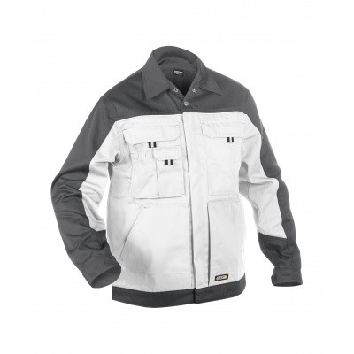 Dassy werkjack LUGANO | 300183 | wit/cementgrijs Dassy werkjack LUGANO | 300183 | wit/cementgrijs