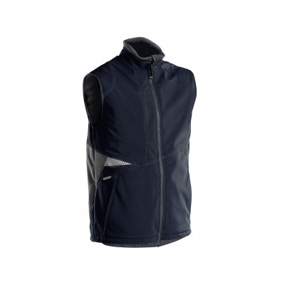 Dassy bodywarmer softshell FUSION | 350111 | nachtblauw/antracietgrijs Dassy bodywarmer softshell FUSION | 350111 | nachtblauw/antracietgrijs