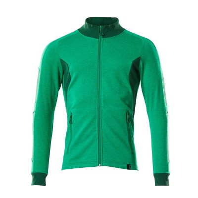 Mascot 18484-962 Sweatshirt met rits gras groen/groen Mascot 18484-962 Sweatshirt met rits gras groen/groen