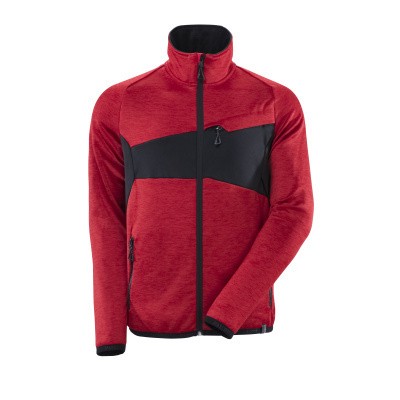 Mascot 18103-316 Fleecetrui met rits signaal rood/zwart Mascot 18103-316 Fleecetrui met rits signaal rood/zwart