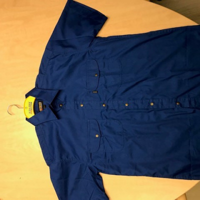 Blaklader overhemd korte mouw 3240-1190 korenblauw, L Blaklader overhemd korte mouw 3240-1190 korenblauw, L