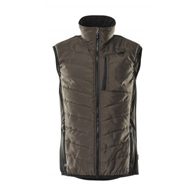 Thermovest met CLIMascot | 18665-318 | 01809-donkerantraciet/zwart Thermovest met CLIMascot | 18665-318 | 01809-donkerantraciet/zwart