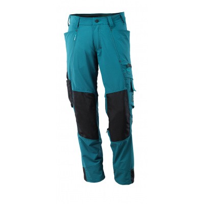 Mascot werkbroek met kniezakken, stretch, lichtgewicht | 17179-311 | 044-donkerpetrol Mascot werkbroek met kniezakken, stretch, lichtgewicht | 17179-311 | 044-donkerpetrol