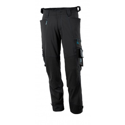 Broek, Dyneema kniezakken, stretch | 17079-311 | 09-zwart Broek, Dyneema kniezakken, stretch | 17079-311 | 09-zwart
