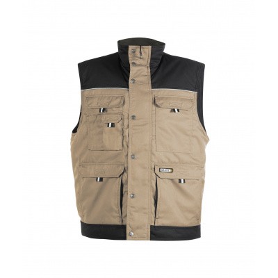 Dassy bodywarmer HULST | 350051 | beige/zwart Dassy bodywarmer HULST | 350051 | beige/zwart