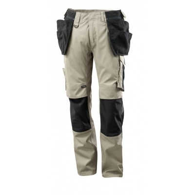 Broek met spijkerzakken, lichtgewicht | 17631-442 | 05509-lichtkhaki/zwart Broek met spijkerzakken, lichtgewicht | 17631-442 | 05509-lichtkhaki/zwart