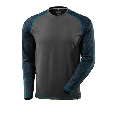 T-shirt met lange mouwen,vochtafdrijvend | 17281-944 | 018-donkerantraciet T-shirt met lange mouwen,vochtafdrijvend | 17281-944 | 018-donkerantraciet