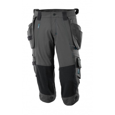 Driekwart broek, spijkerzakken, stretch | 17049-311 | 018-donkerantraciet Driekwart broek, spijkerzakken, stretch | 17049-311 | 018-donkerantraciet