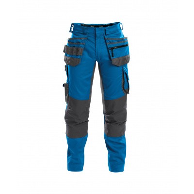 Dassy stretch broek FLUX | 200975 | azuurblauw/antracietgrijs Dassy stretch broek FLUX | 200975 | azuurblauw/antracietgrijs