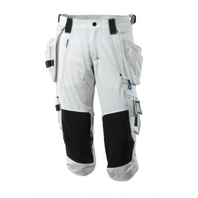 Driekwart broek, spijkerzakken, stretch | 17049-311 | 06-wit Driekwart broek, spijkerzakken, stretch | 17049-311 | 06-wit