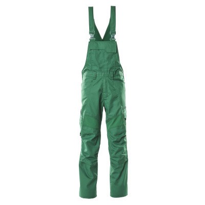 Mascot 18569-442 Amerikaanse overall met kniezakken groen Mascot 18569-442 Amerikaanse overall met kniezakken groen