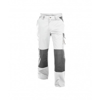 Dassy broek BOSTON | 200426 | wit/cementgrijs |245g/m2 Dassy broek BOSTON | 200426 | wit/cementgrijs |245g/m2