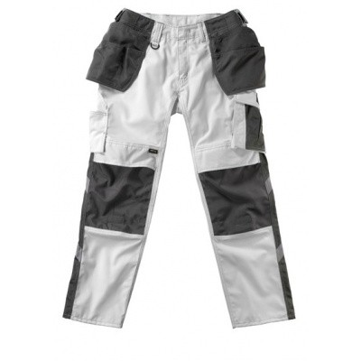 MASCOT Unique werkbroek met spijkerzakken wit/donker antraciet | 17631-442 MASCOT Unique werkbroek met spijkerzakken wit/donker antraciet | 17631-442