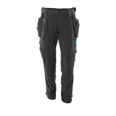 Mascot werkbroek met afneembare spijkerzakken, stretch | 17031-311 | 09-zwart Mascot werkbroek met afneembare spijkerzakken, stretch | 17031-311 | 09-zwart