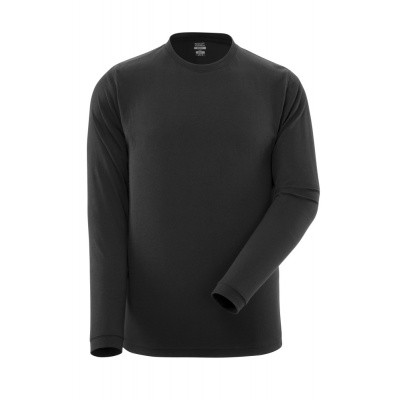 T-shirt, lange mouwen, moderne pasvorm | 18581-965 | 09-zwart T-shirt, lange mouwen, moderne pasvorm | 18581-965 | 09-zwart