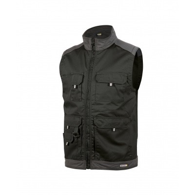 Dassy bodywarmer FARO | 350077 | zwart/cementgrijs Dassy bodywarmer FARO | 350077 | zwart/cementgrijs