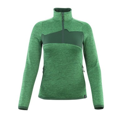 Mascot 18053-316 Fleecetrui met korte rits gras groen/groen Mascot 18053-316 Fleecetrui met korte rits gras groen/groen
