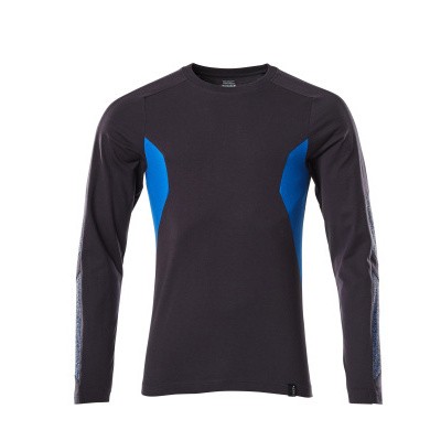 Mascot 18381-959 T-shirt, met lange mouwen donker marine/azur blauw Mascot 18381-959 T-shirt, met lange mouwen donker marine/azur blauw