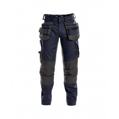 Dassy stretch broek FLUX | 200975 | nachtblauw/antracietgrijs Dassy stretch broek FLUX | 200975 | nachtblauw/antracietgrijs