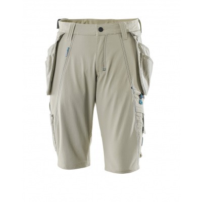 Shorts, afneembare spijkerzakken,stretch | 17149-311 | 055-lichtkhaki Shorts, afneembare spijkerzakken,stretch | 17149-311 | 055-lichtkhaki