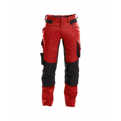 Dassy stretch broek DYNAX | 200980 | rood/zwart Dassy stretch broek DYNAX | 200980 | rood/zwart