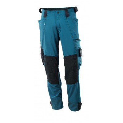Broek, Dyneema kniezakken, stretch | 17079-311 | 044-donkerpetrol Broek, Dyneema kniezakken, stretch | 17079-311 | 044-donkerpetrol