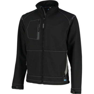 Orcon Softshelljack Anthony 96000, mt L zwart/grijs Orcon Softshelljack Anthony 96000, mt L zwart/grijs