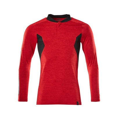 Mascot 18081-810 Poloshirt, met lange mouwen signaal rood/zwart Mascot 18081-810 Poloshirt, met lange mouwen signaal rood/zwart