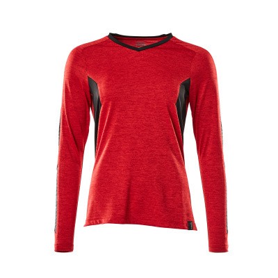Mascot 18091-810 T-shirt, met lange mouwen signaal rood/zwart Mascot 18091-810 T-shirt, met lange mouwen signaal rood/zwart