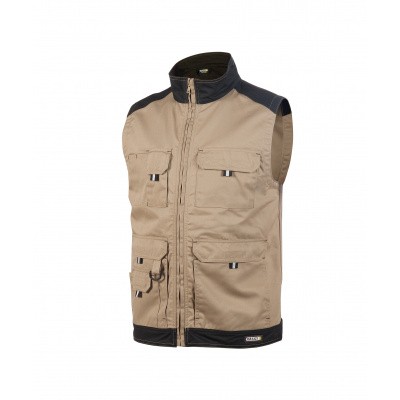 Dassy bodywarmer FARO | 350077 | beige/zwart Dassy bodywarmer FARO | 350077 | beige/zwart