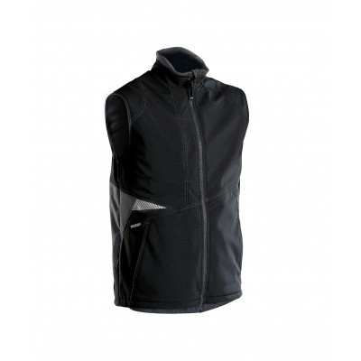 Dassy bodywarmer softshell FUSION | 350111 | zwart/antracietgrijs Dassy bodywarmer softshell FUSION | 350111 | zwart/antracietgrijs