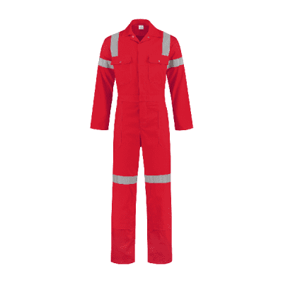 Bestex Hoge zichtbaarheidsoverall / Tropenoverall 100% katoen| HZO100 | 02-rood Bestex Hoge zichtbaarheidsoverall / Tropenoverall 100% katoen| HZO100 | 02-rood