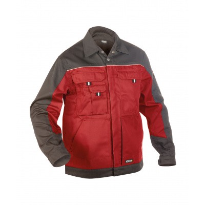 Dassy werkjack LUGANO | 300183 | rood/cementgrijs Dassy werkjack LUGANO | 300183 | rood/cementgrijs