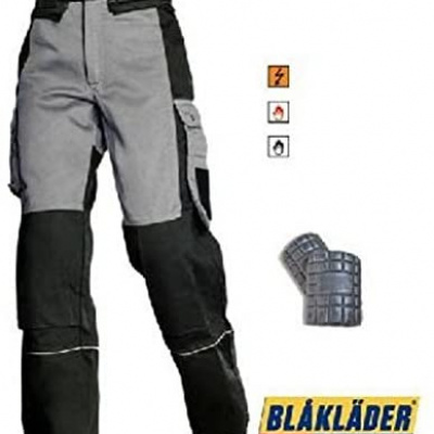 Blaklader werkbroek 1575-1507 EN531 EN470-1, zwart/antraciet, C58 Blaklader werkbroek 1575-1507 EN531 EN470-1, zwart/antraciet, C58