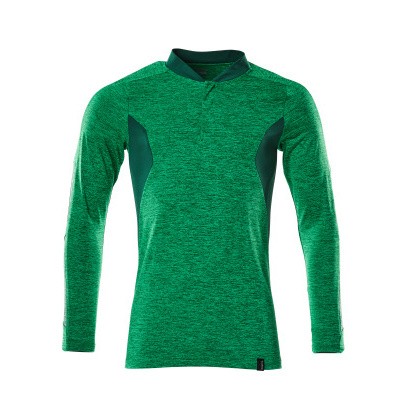 Mascot 18081-810 Poloshirt, met lange mouwen gras groen/groen Mascot 18081-810 Poloshirt, met lange mouwen gras groen/groen