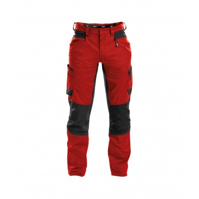 Dassy stretch broek HELIX | 200973 | rood/zwart Dassy stretch broek HELIX | 200973 | rood/zwart